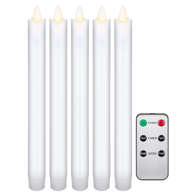 GOOBAY LED bela palčna sveča 2.1x24cm set 5