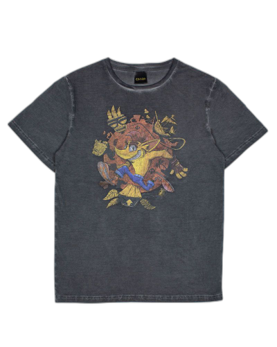 MERCHANDISE CRASH BANDICOOT 2020 OIL WASH MAJICA XL