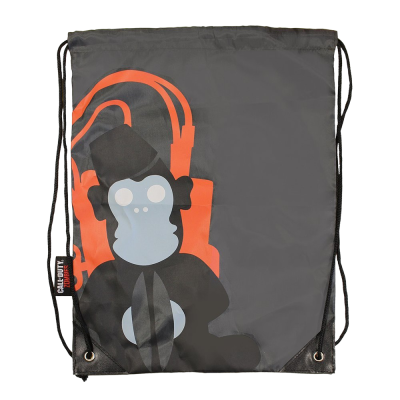 MERCHENDISE OFFICIAL CALL OF DUTY MONKEY BOMB DRAWSTRING BAG NUMSKULL