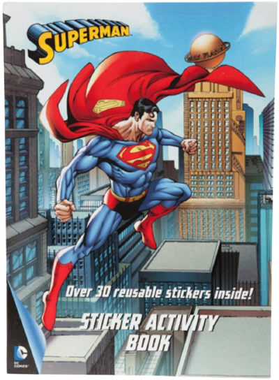 SUPERMAN, POBARVANKA Z NALEPKAMI