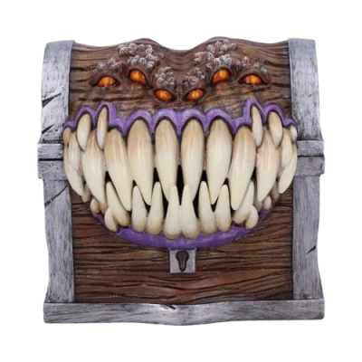 NEMESIS NOW Dungeons & Dragons mimic dice box dekorativna škatlica