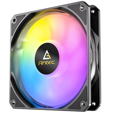ANTEC P12R ARGB Reverse 120mm 4-pin PWM črni ventilator