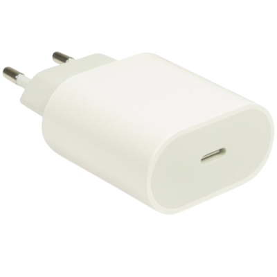 INTER-TECH PD-1020 USB-C 5V 20W hitro polnjenje beli polnilec