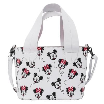 LOUNGEFLY DISNEY MICKEY-MINNIE BALLOONS AOP ROČNA TORBICA