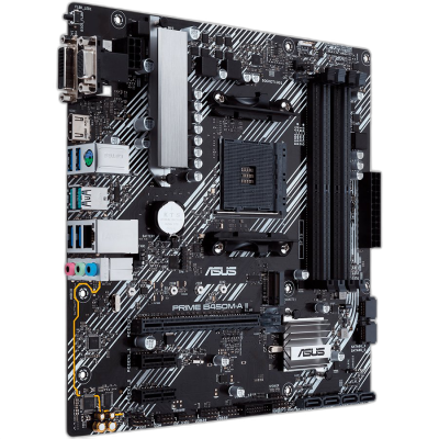 ASUS PRIME B450M-A II AM4 mATX matična plošča - AMD B450 4xDIMM DDR4 1xM.2 6xSATA PCIe 3.0 1Gb Ethernet 1xD-SUB 1xDVI-D 1xHDMI and Aura Sync RGB lighting support