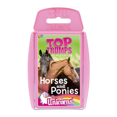 WINNING MOVES HORSES PONIES AND UNICORN TOP TRUMPS namizna igra