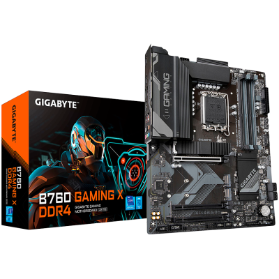 GIGABYTE B760 GAMING X DDR4 LGA1700 ATX osnovna plošča - Intel B760, 4xDDR4, 3xM.2, 4xSATA, 2.5Gb LAN, 1xDP, 1xHDMI