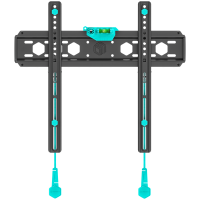 ONKRON Fixed TV Wall Mount for 32 to 65-inch Flat Panel TVs Digital Panels 56,8 kg, Black
