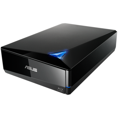 ASUS TurboDrive BW-16D1X-U - zunanji 16X Blu-ray zapisovalec z M-DISC podporo za doživljenjsko varnostno kopiranje podatkov in USB 3.2 Gen 1x1 za Windows in Mac OS