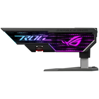 ASUS XH01 ROG Herculx nosilec za grafično kartico, višina 72-128mm, 3D ARGB, črn