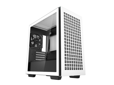 Računalniško ohišje DeepCool CH370 WH, Micro-ATX, kaljeno steklo, belo