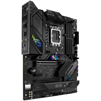ASUS ROG STRIX B760-F GAMING WIFI LGA1700 ATX igralna matična plošča - Intel B760 4xDIMM DDR5 3xM.2 4xSATA PCIe 5.0 2.5Gb Ethernet WiFi 6E + Bluetooth 1xDisplayPort 1xHDMI s podporo za Aura Sync