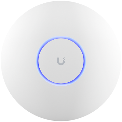 UBIQUITI U7-PRO stropna WiFi 7 dostopna točka s podporo za 6 GHz, 2.5 GbE povezavo in hitrostjo prenosa do 9,3 Gbps, pokritost 140 m²
