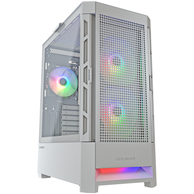 COUGAR AIRFACE RGB - ohišje za računalnik, Mid Tower, belo
