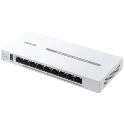 ASUS ExpertWiFi EBG19P Gigabit PoE  VPN 9 port žični usmerjevalnik, 8 PoE  ports, 123W, Up to 3 WAN ethernet ports   1 USB WAN, Perfect for APs, Commercial-grade network security, Easy centralized management ExpertWiFi app