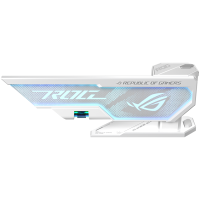 ASUS XH01 ROG Herculx nosilec za grafično kartico, višina 72-128mm, 3D ARGB, bel