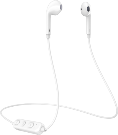 MOYE HERMES SPORT brezžične slušalke z mikrofonom - bele barve