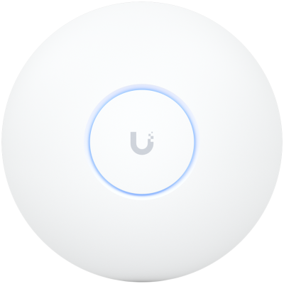 Ubiquiti U7-Pro-Max Ceiling-mounted WiFi 7 AP with 8 spatial streams, 6 GHz support, and a dedicated spectral scanning engine for interference-free WiFi in demanding, large-scale environments