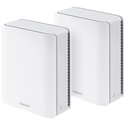 ASUS ZenWiFi BT8 (2-paket) BE14000 Tri-band WiFi 7 (802.11be) Mesh sistem, pametni AiMesh, 6 GHz WiFi, dvojna 2.5G porta, napredna omrežna varnost, starševski nadzor