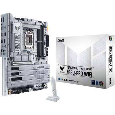 ASUS TUF GAMING Z890-PRO WIFI LGA1851 ATX osnovna plošča - Intel Z890, 4xDDR5, 4xM.2, 4xSATA, 2.5Gb LAN, WiFi 7, BT, 1xDP, 1xHDMI, 2xTB4 porta (USB Type-C), Aura Sync
