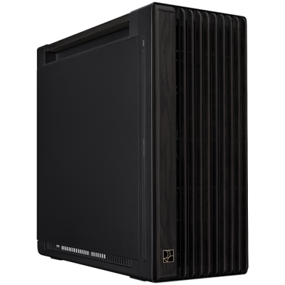 ASUS ProArt PA602 Wood Edition ATX/E-ATX računalniško ohišje, kovinska stranica, 1x 140 mm in 2x 200mm pred-nameščeni ventilatorji, podpora za USB 20Gbps