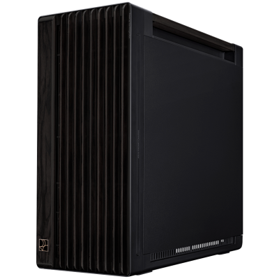 ASUS ProArt PA602 Wood Edition ATX/E-ATX računalniško ohišje, kaljeno steklo, 1x 140 mm in 2x 200mm pred-nameščeni ventilatorji, podpora za USB 20Gbps