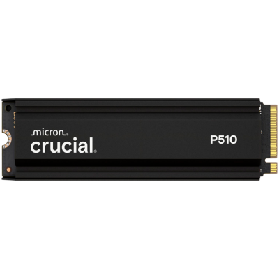 Crucial P510 1TB PCIe Gen5 NVMe 2280 M.2 SSD disk s hladilnikom