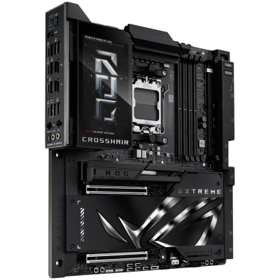 ASUS ROG CROSSHAIR X870E EXTREME AM5 ATX osnovna plošča - AMD X870E, 4xDDR5, 5xM.2, 1xSlimSAS, 4xSATA, 10Gb+5Gb LAN, WiFi 7, BT, 1xHDMI, 2xUSB4 40Gbps porta (USB Type-C), Aura Sync