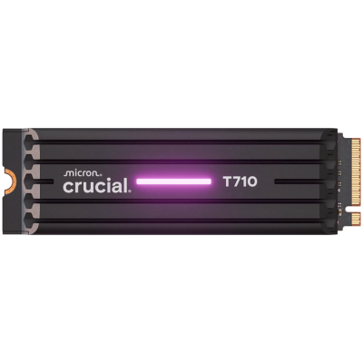 Crucial T710 4TB PCIe Gen5 NVMe M.2 2280 SSD disk s hladilnikom