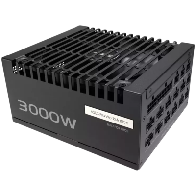 ASUS Pro WS 3000W Platinum modularni napajalnik, ATX 3.1 kompatibilen, PCIe Gen 5.1, 80 PLUS Platinum, 10 let garancije