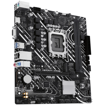 ASUS PRIME H610M-K ARGB LGA1700 mATX osnovna plošča - Intel H610, 2xDDR5, 1xM.2, 4xSATA, 1Gb LAN, 1xD-SUB 1xHDMI