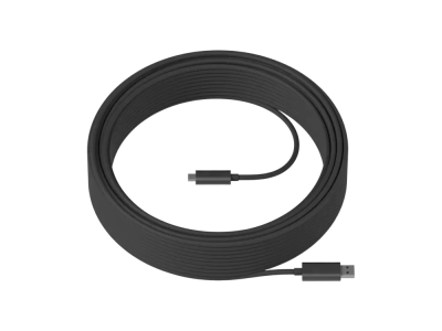 Kabel Logitech Strong Cable USB, USB 3.2, 25m, grafit