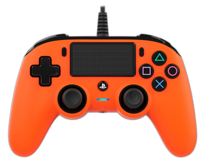 NACON PS4 ŽIČNI IGRALNI PLOŠČEK, ORANŽEN