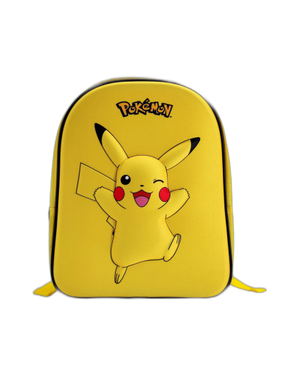 POKEMON - PIKACHU - JUNIOR nahrbtnik EVA 3D 32 cm - rumene barve