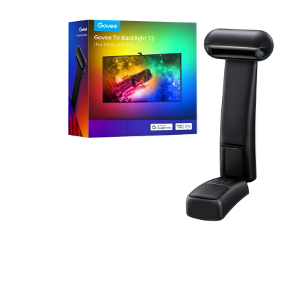 GOVEE ENVISUAL TV osvetlitev ozadja T2 z dvema kamerama 75-85