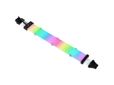 Kabel Lian Li Strimer Plus V2 12VHPWR, 16 v 16-Pin, 8 LED, 320mm, RGB, za grafično kartico