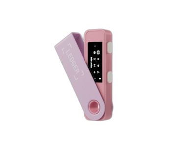 Ledger Nano S Plus, denarnica za Bitcoin in druge kriptovalute, Pastel Pink