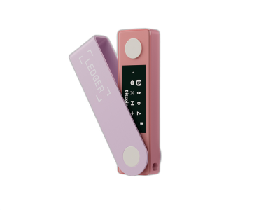 Ledger Nano X, denarnica za Bitcoin in druge kriptovalute, Pastel Pink