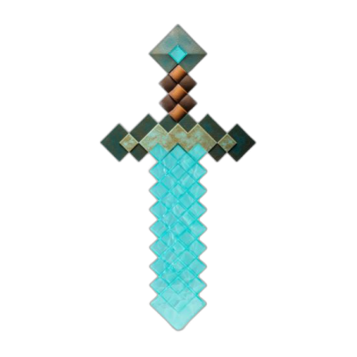 NOBLE COLLECTION Minecraft Diamond sword replica