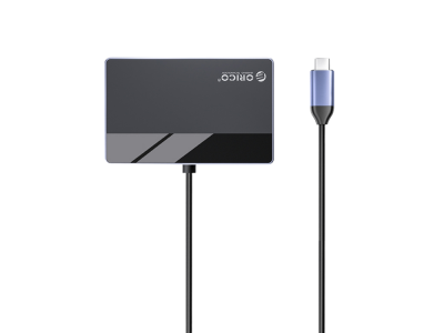 Priključna postaja USB-C, 7 v 1, 3x USB-A, HDMI, VGA, PD 100W, 3,5 mm audio, ORICO DM-7P
