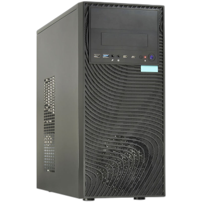 INTER-TECH IT-8835 RIPPLE midi-ATX črno ohišje