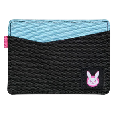 JINX OVERWATCH D.VA TRAVEL CARD WALLET BLACK/BLUE