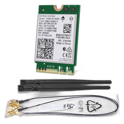 ASROCK AX210NGW M.2 2230 Wi-Fi 6E BT 5.2 kit mrežna kartica