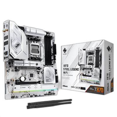 ASROCK X870 Steel Legend WiFi AM5 DDR5 RGB gaming ATX osnovna plošča