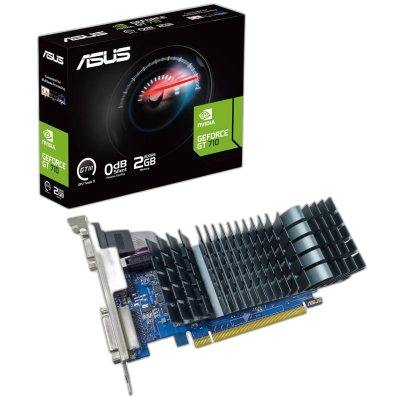 ASUS Geforce GT 710 2GB DDR5 EVO Silent low profile GT710-SL-2GD5-BRK-EVO grafična kartica