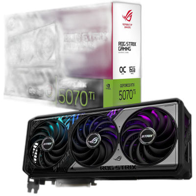 ASUS Strix Gaming GeForce RTX 5070 Ti OC 16G GDDR7 ROG-STRIX-RTX5070TI-O16G-GAMING grafična kartica