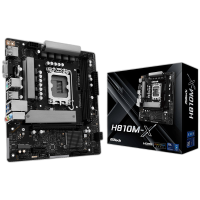 ASROCK H810M-X LGA1851 2xDDR5 mATX osnovna plošča