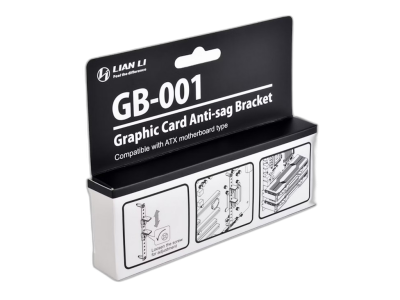 Nosilec Lian Li GB-001X Anti-Sag Bracket za grafično kartico, črn