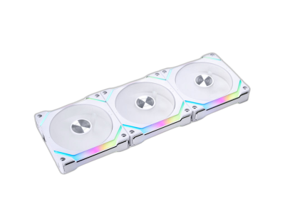 Ventilator za ohišje Lian Li UNI FAN SL120 V2 RGB PWM 120mm, 3 Pack + kontroler, bel