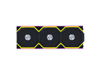 Ventilator za ohišje Lian Li UNI FAN SL Wireless 120 Reverse Blade ARGB PWM 120mm, 3 Pack + Kontroler, črn